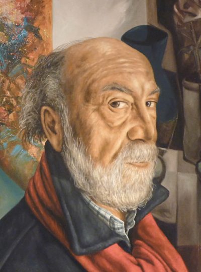 Retrato de Carlos Conti 2 - Oleo sobre tela