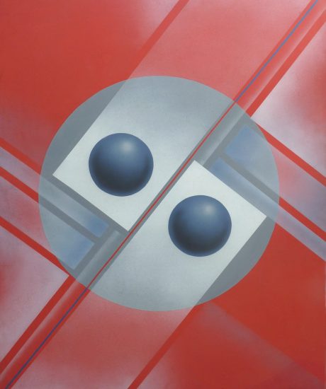 Transparencias diagonales 1- Acrílico sobre tela